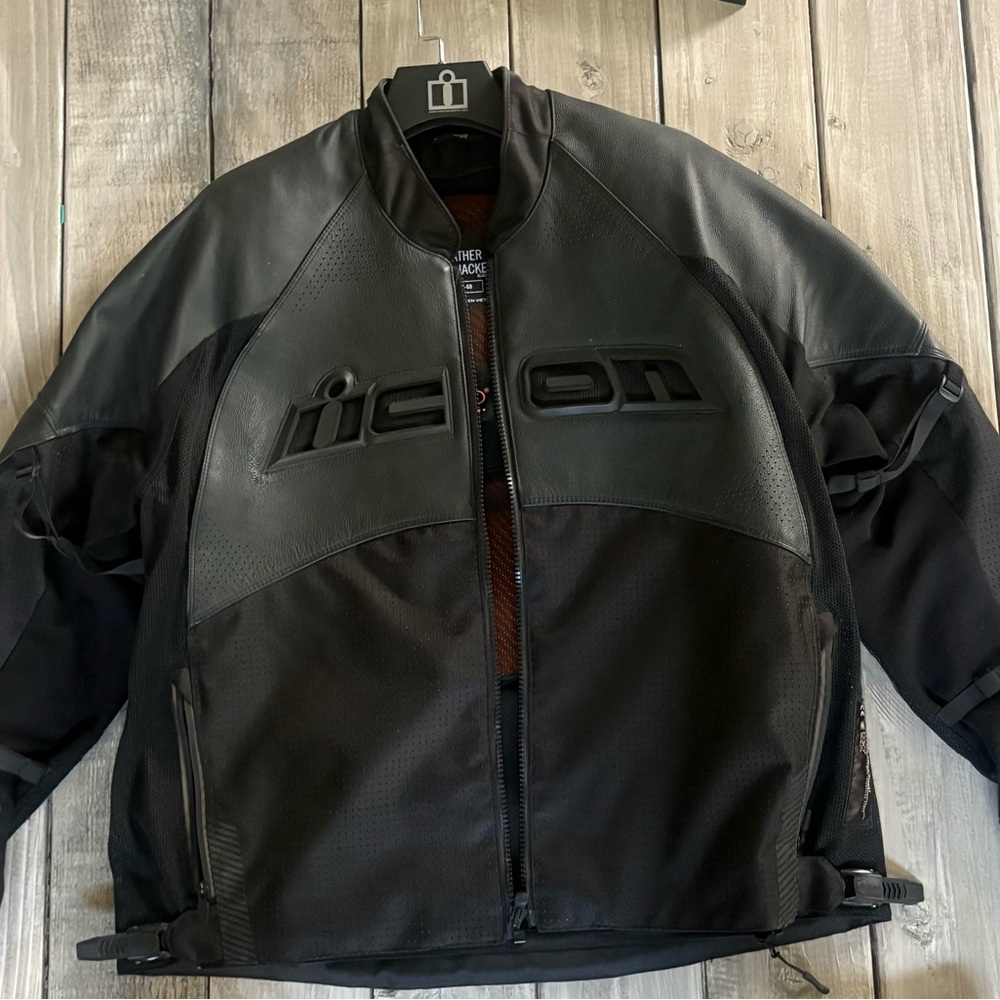 ICON Black and Gray Performance Jacket